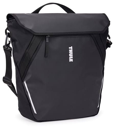 Water-Resistant Courier Bag 22L for Bike Mounting with InLock Compatibility - Black