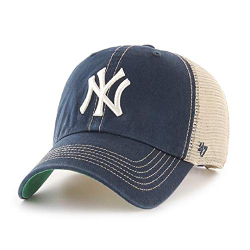 47 MLB Flagship Wash Mesh MVP Adjustable Cap - Blue, One Size
