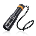 SCUBA Dive Light 1500 Lumens Cold White LED with 7° Narrow Beam, Waterproof 150m