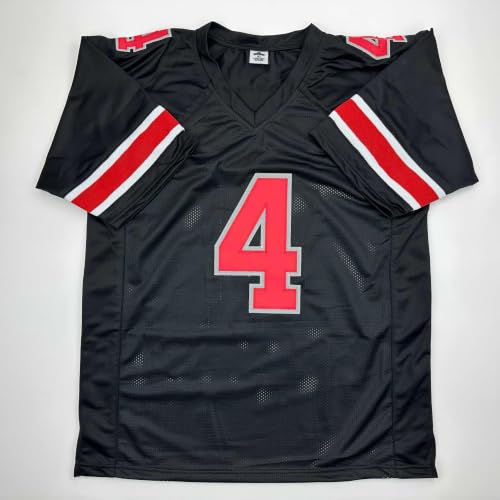 Men's Ohio State Football Jersey with Reprint Autographed Logo - XL