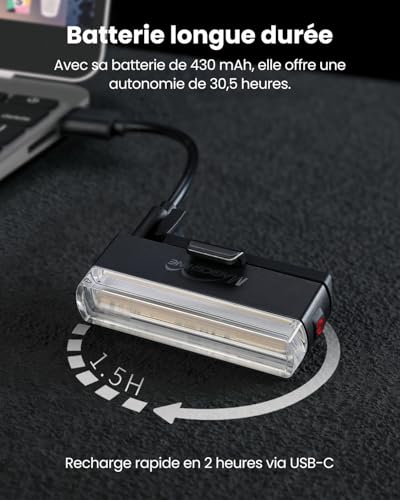 MagicShine Hori 900 & SEEMEE 50 V2.0 Bike Light Set with Wireless Remote, Waterproof Front & Rear Lights for Night Riding