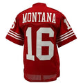 Joe Montana San Francisco Red Football Jersey X-Large Unisex S-5XL Custom Sewn