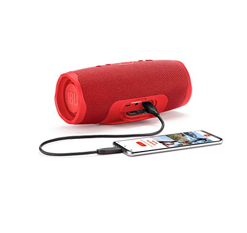 JBL Charge 4 Waterproof Portable Bluetooth Speaker - Red (Speakers Only)