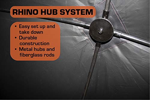 Rhino Blinds R100-MOC Heavy-Duty 2-Person Hunting Ground Blind Mossy Oak Breakup Country