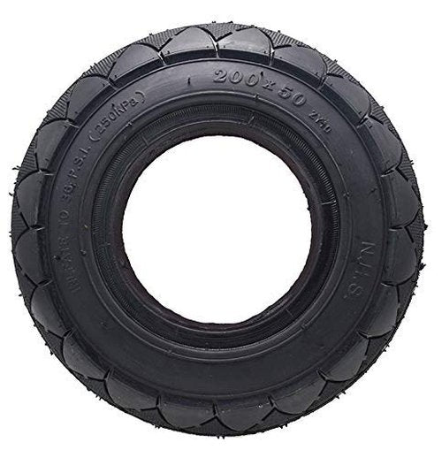200x50（8x2）Scooter Tubeless Solid No Flats Tire For Razor 200 X 50 (8 X 2) E100 E150 E175 E200