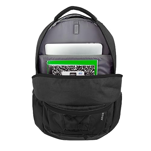 Eddie Bauer Adventurer 25L Backpack with Hydration & Laptop Sleeve, Black