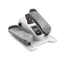 White Under Desk Elliptical Machine with Remote - Quiet Portable Leg Exerciser for Seniors & Home Office