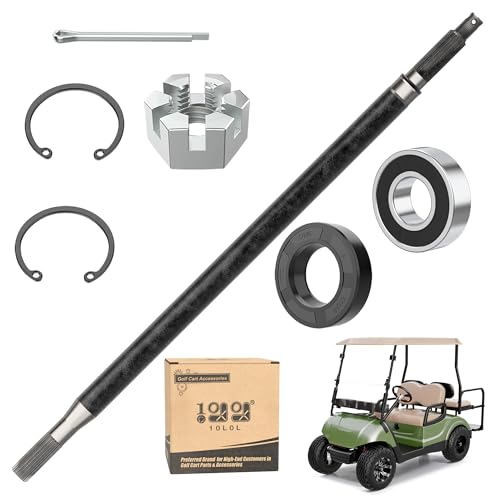 10L0L Golf Cart Rear Axle Shaft for Yamaha G16 G19 G22 - OEM Replacement Kit