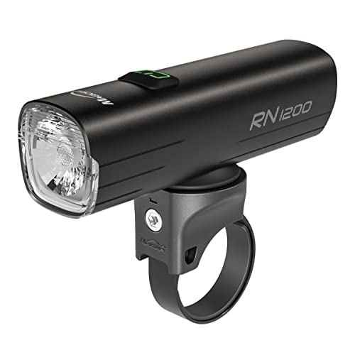 Magicshine RN 1200 Bike Light - 1200L Lumens, Waterproof USB-C Rechargeable Headlight for Mountain & Road Biking