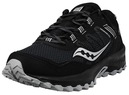 Saucony Men's Versafoam Excursion TR13 Trail Running Shoes - Size 11, Black