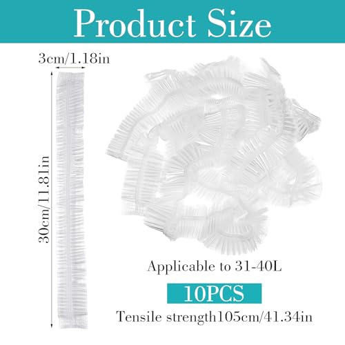 Disposable Waterproof Backpack Rain Cover 10 Pack for Hiking & Travel