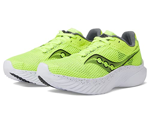 Saucony Women's Kinvara 14 Running Shoes - Citron Black, Lightweight Cushioning