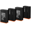 ZENZENBA 4-Pack Power Mag Battery for Moultrie Edge + 4 USB-C Cables | 5000mAh Rechargeable Batteries