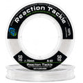 Reaction Tackle 80lb Fluorocarbon Fishing Line 125 Yards Clear Pro Grade Leader or Main