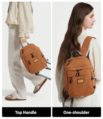 Orange Lightweight 10L Hiking Daypack for Women, Travel & Outdoor Use