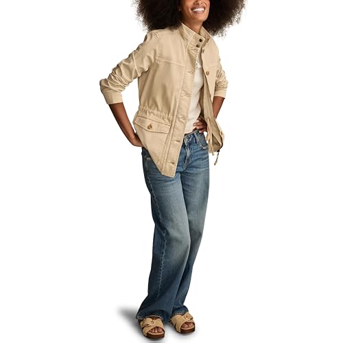 Lucky Brand Women's Utility Jacket - Small Wood Ash Outerwear