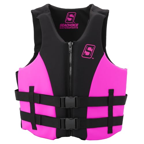 Seachoice Evoprene Multi-Sport Life Jacket Pink/Black 3XL USCG Level 70 Child to Adult