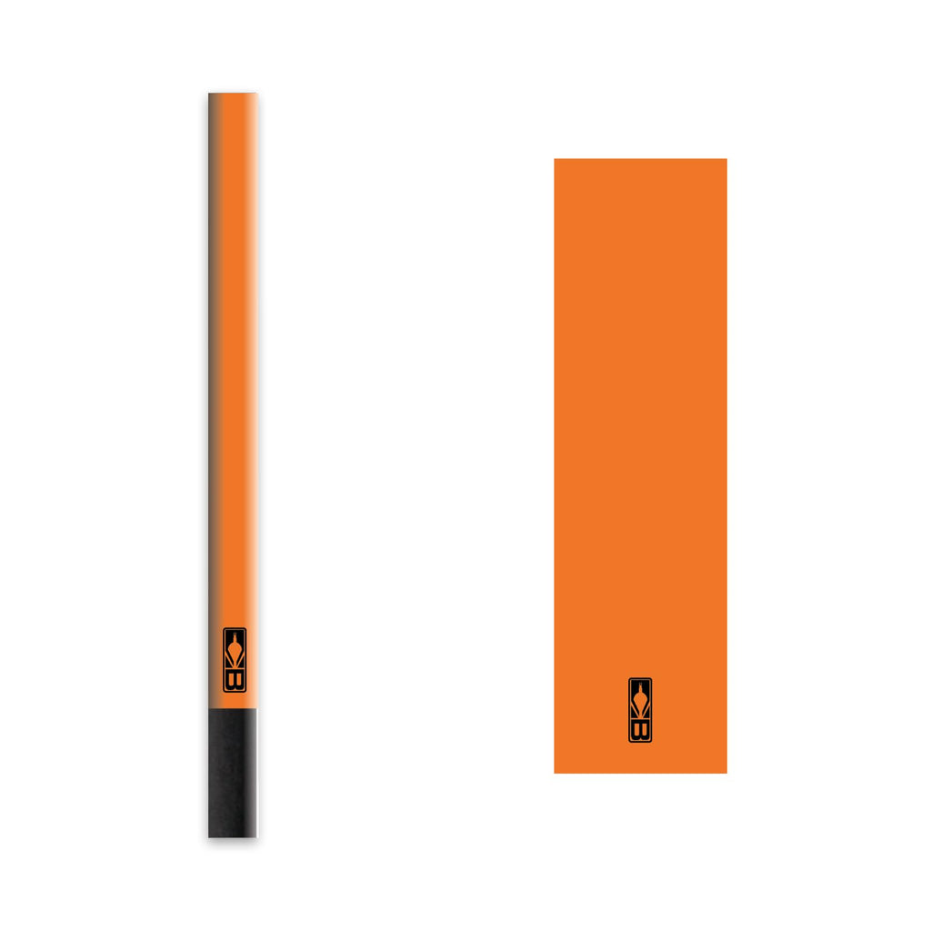 Bohning 4" Solid Arrow Wraps, Large, Neon Orange