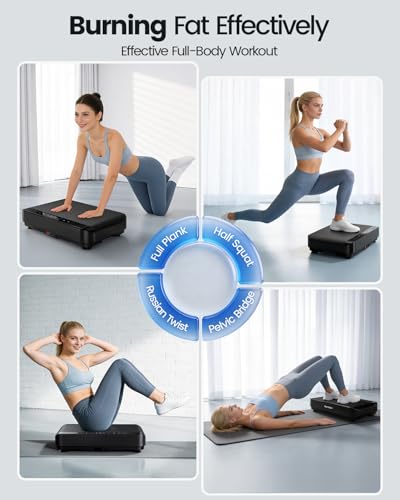 Full Body Vibration Plate Exercise Machine for Fat Loss & Lymphatic Drainage