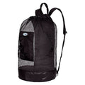 Backpack for Dive Gear - 103L Mesh Dive Bag with Dry Pockets - Black, One Size