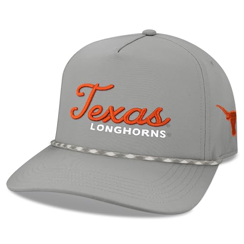 NCAA Licensed Rope Hat - Texas Longhorns Caddy Adjustable Baseball Cap