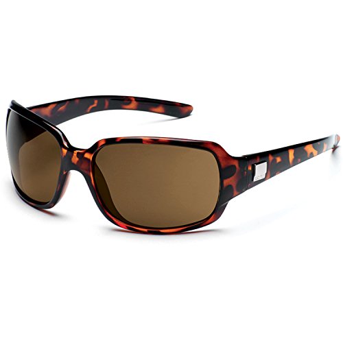 Polarized Cat-Eye Sunglasses - Brown Tortoise Over-Sized Lens
