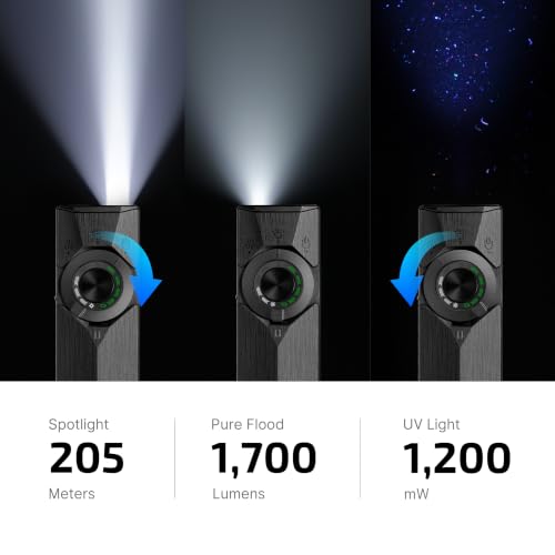 OLIGHT ArkPro Ultra Rechargeable Flat EDC Flashlight - Onyx Black