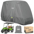 Grey XL 4+2 Passenger Golf Cart Cover for Yamaha EZGO Club Car - All-Weather UV Resistant