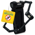 KOHLBURG 43-Inch Heavy-Duty Folding Bike Lock with Combination Security