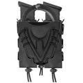 Handcuff & 9mm Mag Pouch Combo - Open Top Duty Belt/MOLLE Holster - Variation of Combining-A
