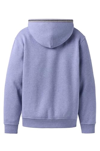 Men's Tasman Hoodie - Cozy Cotton-Poly Blend, Dusted Iris Heather, Small