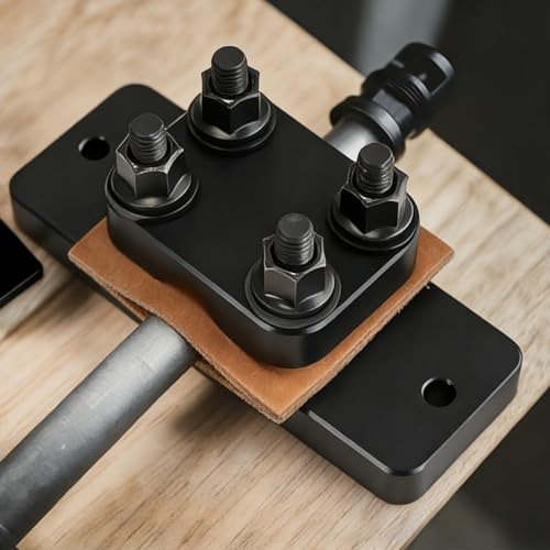 Black Heavy Duty Barrel Vise Clamp for Gun Maintenance & Surface Protection