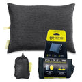 NEMO Fillo Elite Camping Pillow Black Pearl / Citron - Lightweight Travel Pillow