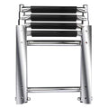 Stainless Steel Pontoon Boat Ladder - Telescopic Marine Deck Ladder with 600 lb Capacity