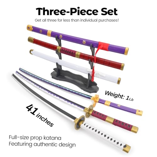 41 Inch Cold Blade Katana Sword with Display Stand & Holster - Replica Weapon