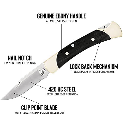 Buck Knives The 55 Folding Pocket Knife with Clip Point Blade, Made in USA