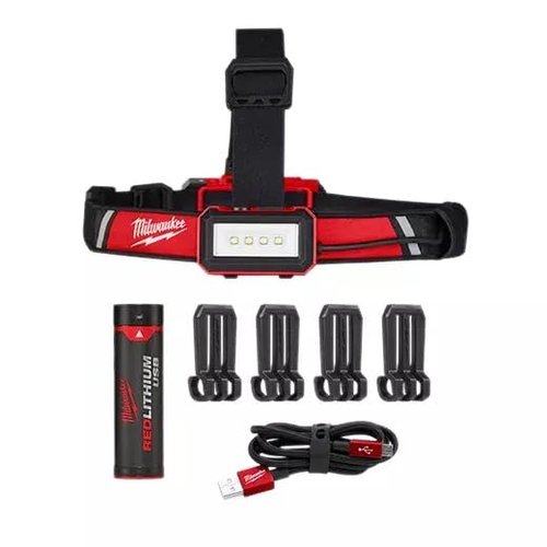 LISAN LED Rechargeable Contractor Headlamp 600 Lumens 2115-21 for Milwaukee