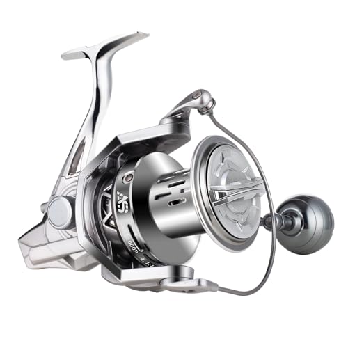 GARRET HK12000 Spinning Reel 8000/10000/12000 Aluminum Saltwater Fishing Reel