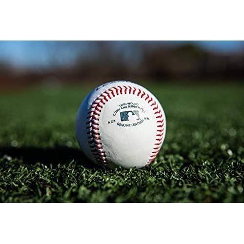 12-Pack Youth Official League Baseballs - Competition Grade for Game & Practice