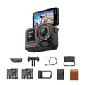 Insta360 Ace Pro 2 Action Camera Bundle with Midnight Black Flash Print - 8K Waterproof, Leica Co-Engineered, Dual AI Chip, Low Light, Xplorer Grip Kit