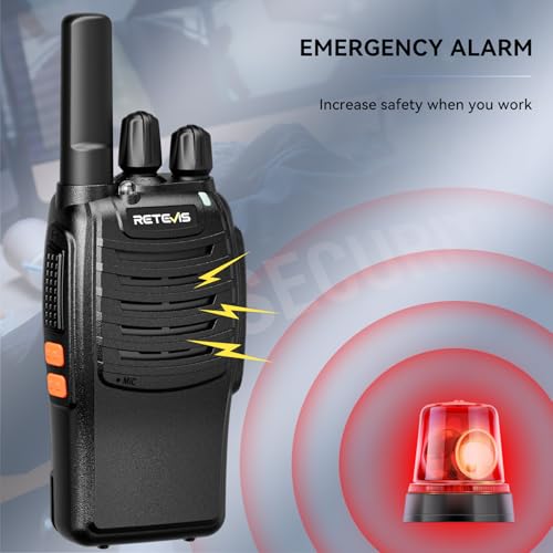 Retevis H777 Walkie Talkies for Adults with Clear Audio, Flashlight, USB-C (No Screen)