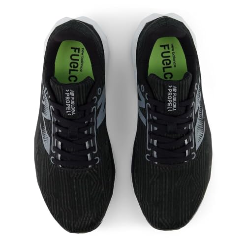 New Balance Women's FuelCell Propel V5 Running Shoes Black Steel White - Size 10