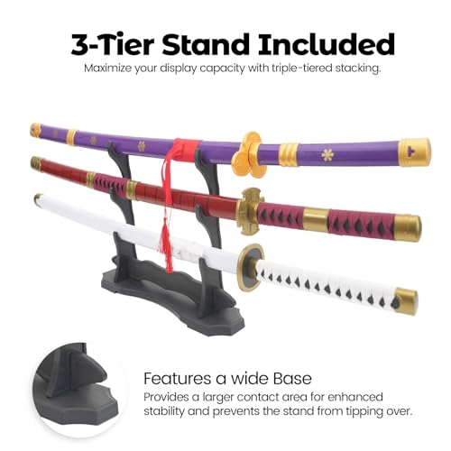 41 Inch Cold Blade Katana Sword with Display Stand & Holster - Replica Weapon