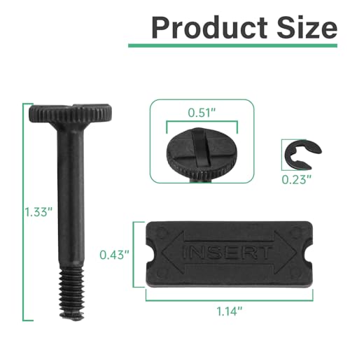 Flashlight Mounting Screw Kit for Tactical Lights - Durable Hardware Set