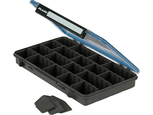 Plano Waterproof StowAway 3700 Tackle Box 4-Pack - IPX7, Rusticor, Clear Lid