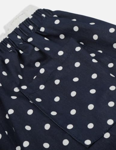 X-Small Polka Dot Wide Leg Sweatpants for Women - Dark Blue, Casual Streetwear