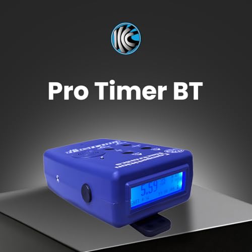 Shot Timer Bluetooth ProTimerBT for Shooting Range Practice - Blue