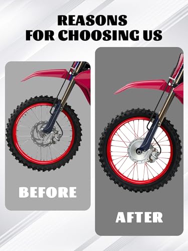 Pink Bike Spoke Covers 72 Pcs - Universal 8-21 Inch Rims for Motorcycle & Bicycle