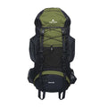 Teton 55L Scout Internal Frame Hiking Backpack with Rain Cover - Olive