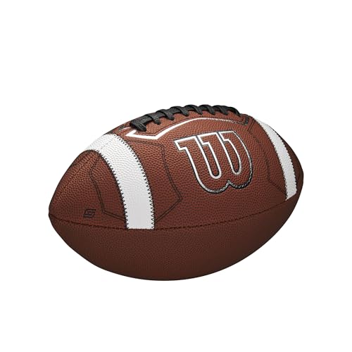 Wilson GST SpeedSkin Official Size American Football - Brown, Grip & Control